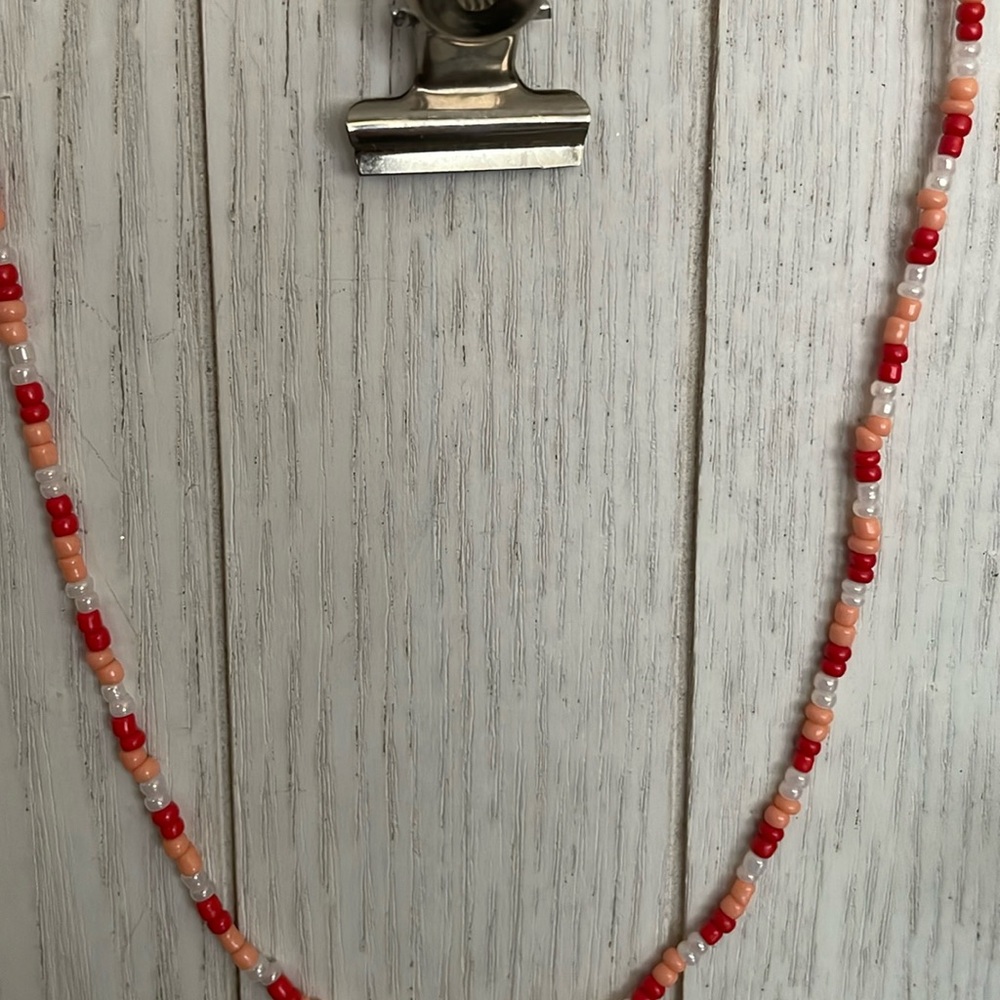 Multicolor Seed Beads Layering Boho Necklace